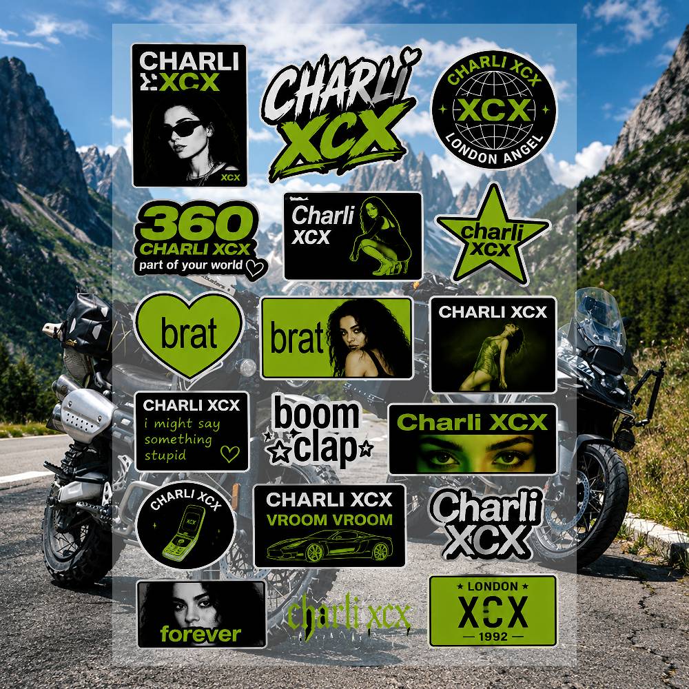 C-Charli XCX Streetwear Brand  - Streetwear Brand Stickers 评论和价格