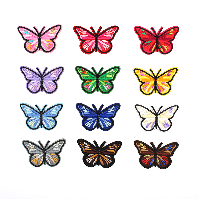 12pcs Iron On Butterfly Patche - Streetwear Brand Stickers 评论和价格