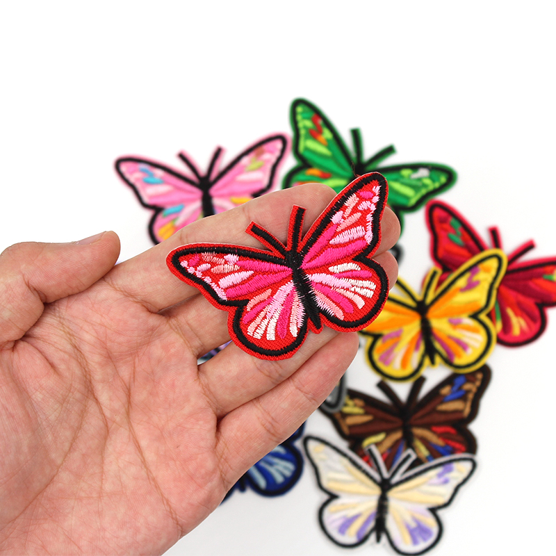 12pcs Iron On Butterfly Patche - Streetwear Brand Stickers 评论和价格