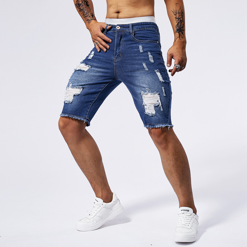 2025 Summer New Men's Ripped D - Streetwear Brand For Men 评论和价格