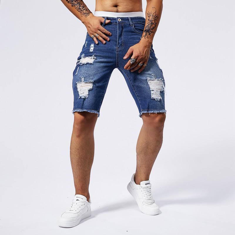 2025 Summer New Men's Ripped D - Streetwear Brand For Men 评论和价格