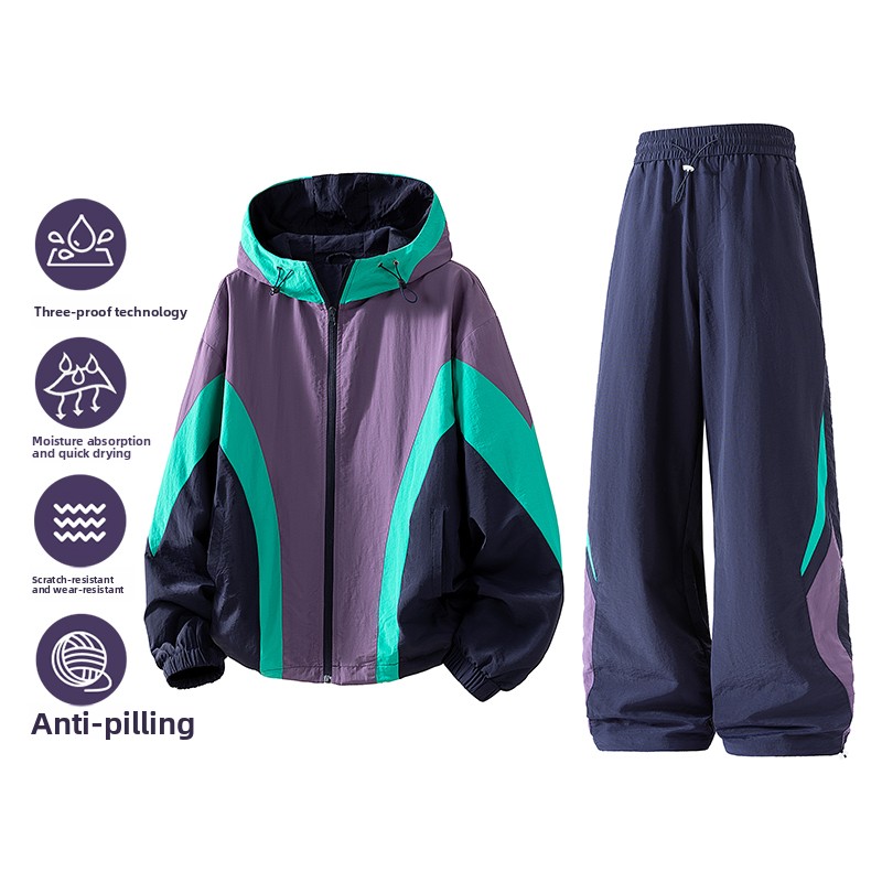 New two-piece men's spring-aut - Streetwear Brand Jacket 评论和价格