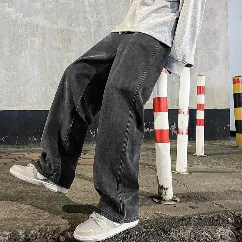 New Streetwear Loose Jeans Men - Streetwear Clothing Brands 评论和价格