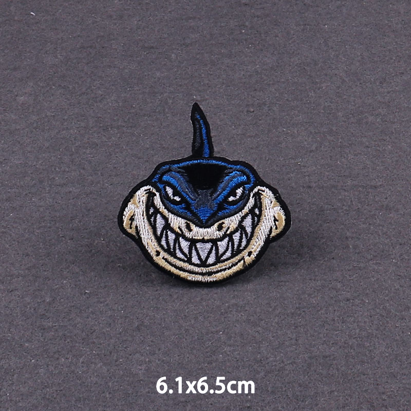 PUNK Animal Shark DIY Fusible  - Streetwear Brand Stickers 评论和价格