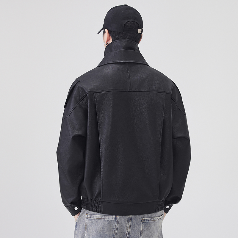 Autumn Winter Leather Jacket M - Streetwear Clothing Brands 评论和价格