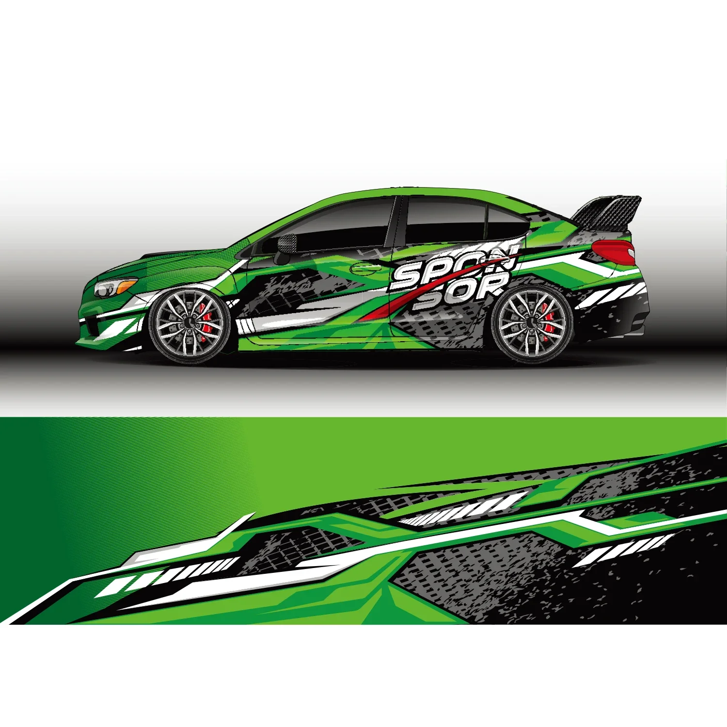 Stripe Car Car Full Wrap Stick - Streetwear Brand Stickers 评论和价格