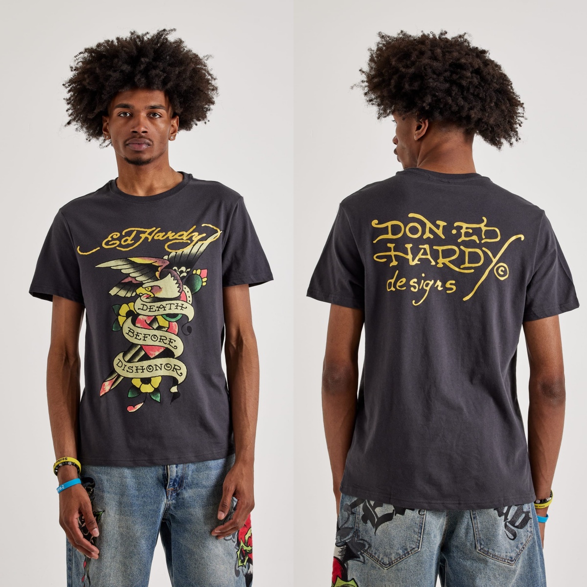 Heart Hand Ed Retro Tattoo Art - Streetwear Brand Heart 评论和价格