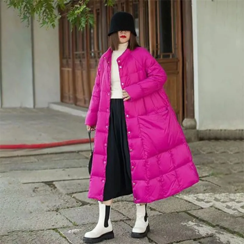 Oversize Long Down Jacket Big  - Streetwear Brand Jacket 评论和价格