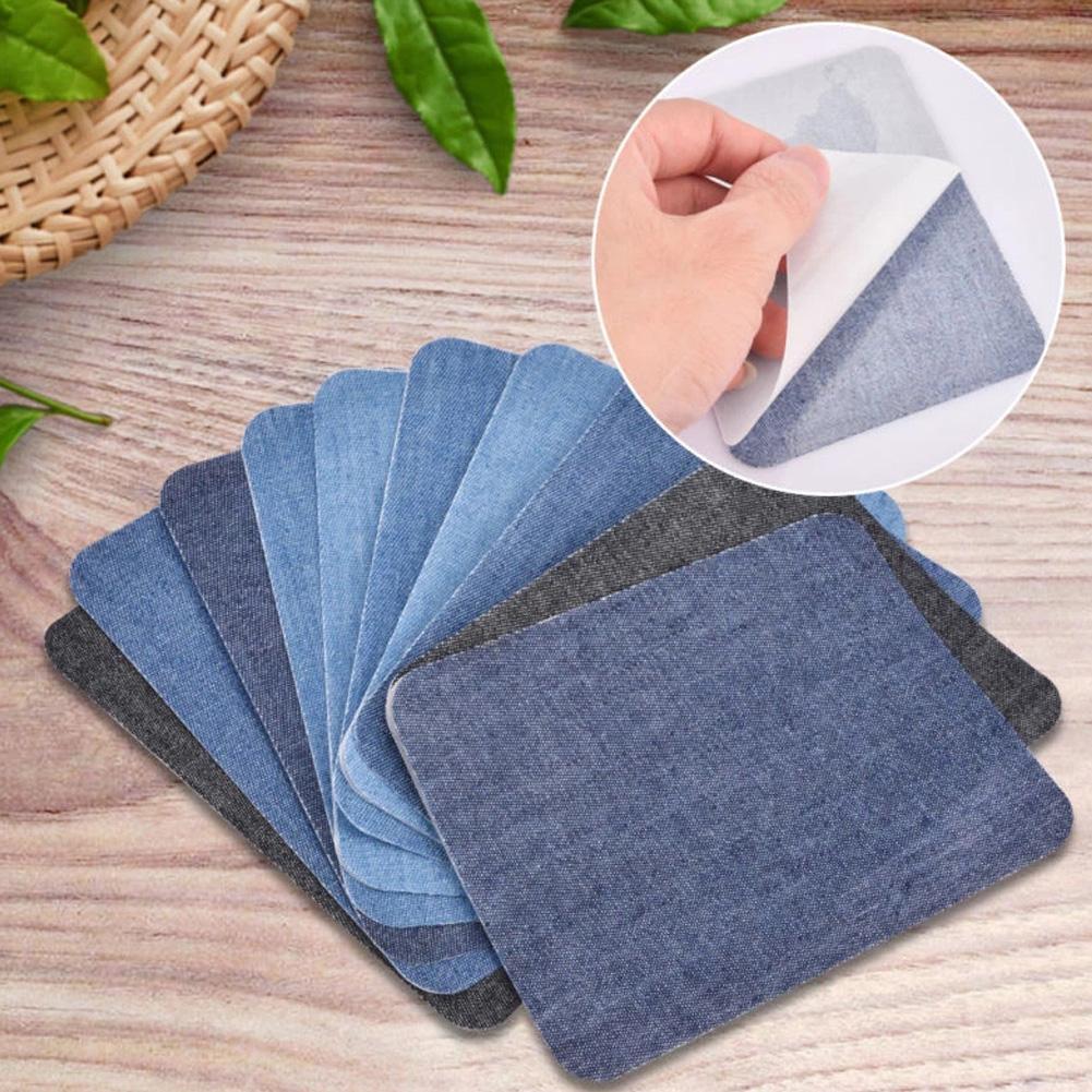 20Pcs Denim Cut Piece Iron On  - Streetwear Brand Stickers 评论和价格