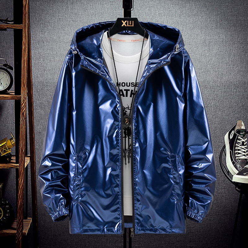 Spring and Autumn Shiny Jacket - Streetwear Brand Jacket 评论和价格